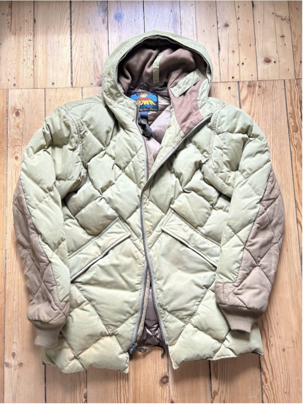 Eddie Bauer Heritage Vintage Reissue 1943 Geddes Parka Jacket Men’s Med Green